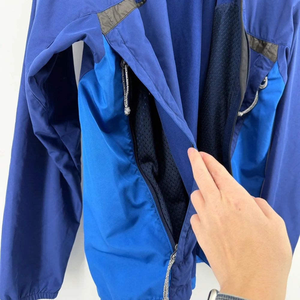 Vintage Patagonia Integral Jacket Full Zip Blue‎ Men L Lightweight Windbreaker